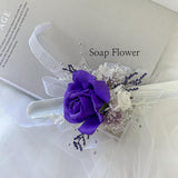 Custom Corsage OR Boutonnière - Preserved or Soap Flower - Aromatears flower General