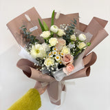 (NOT Available May 9-13) Champagne - Designer's Choice Fresh Bouquet