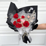 Designer's Choice Preserved Rose Bouquet - Aromatears flower Rose