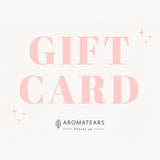 E - Gift Card - DIY Classes - Aromatears flower Gift Card
