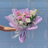 (NOT Available May 9-13) Purple Mixed - Designer's Choice Fresh Bouquet