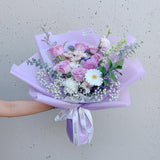 Designer's Choice Fresh Bouquet - Purple Mixed