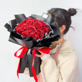 Forever Yours Round Soap Bouquet - Aromatears flower Soap Roses