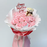 Forever Yours Round Soap Bouquet - Aromatears flower Soap Roses