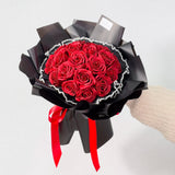 Forever Yours Round Soap Bouquet - Aromatears flower Soap Roses