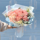 Fresh Hydrangea Mixed Flower Bouquet - Aromatears flower Hydrangea