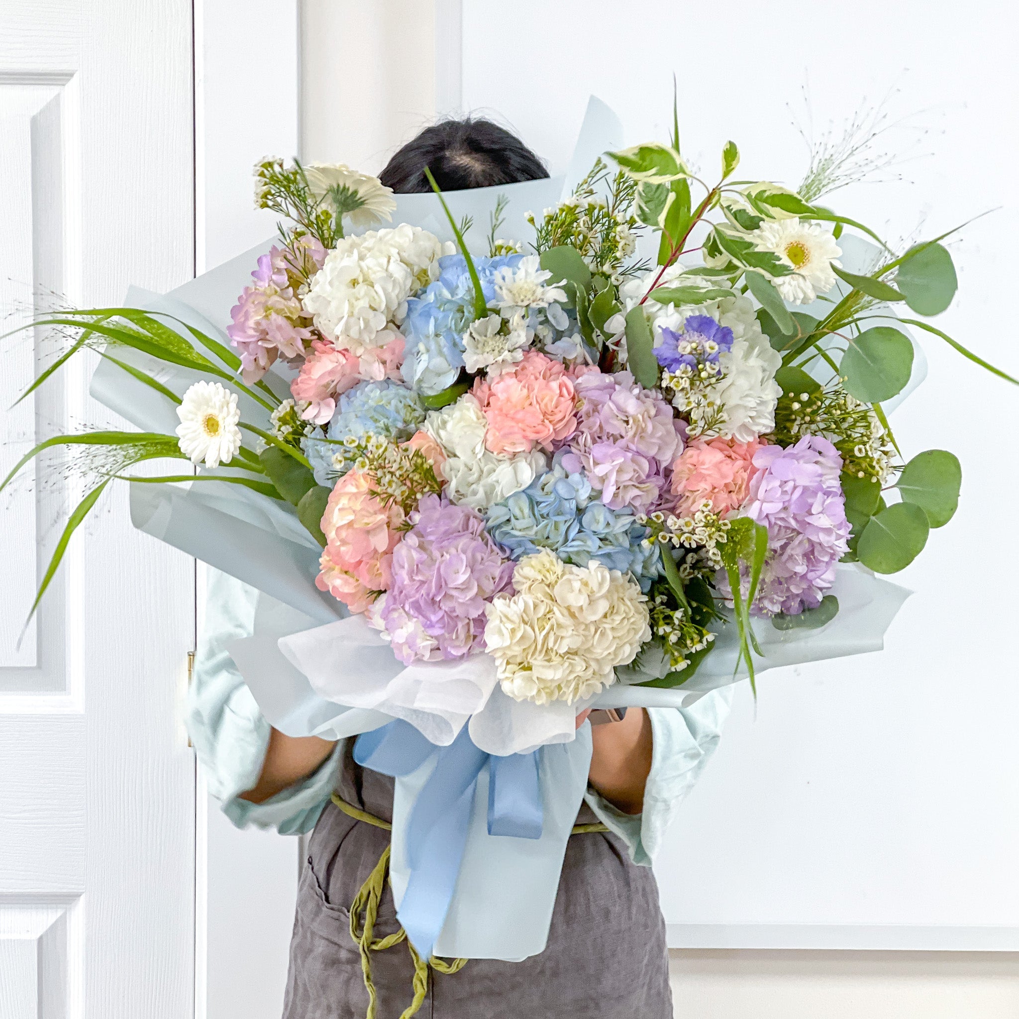 Fresh Hydrangea Mixed Flower Bouquet - Aromatears flower Hydrangea