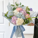 Fresh Hydrangea Mixed Flower Bouquet - Aromatears flower Hydrangea