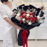 Giant 24 Soap Roses Bouquet - Aromatears flower Roses