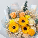 Graduation Special Sunflower Soap Bouquet - Aromatears flowerDesigner's Choice