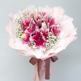 Lily - Fresh Flowers Round Bouquet - Aromatears flowerDesigner's Choice