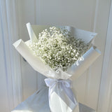 Lullaby Baby's Breath Fresh Bouquet - Ivory Lace - Aromatears flower Lullaby