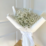 Lullaby Baby's Breath Fresh Bouquet - Ivory Lace - Aromatears flower Lullaby