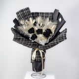 Midnight Lovers Black Preserved Rose Bouquet - Aromatears flower Preserved Roses