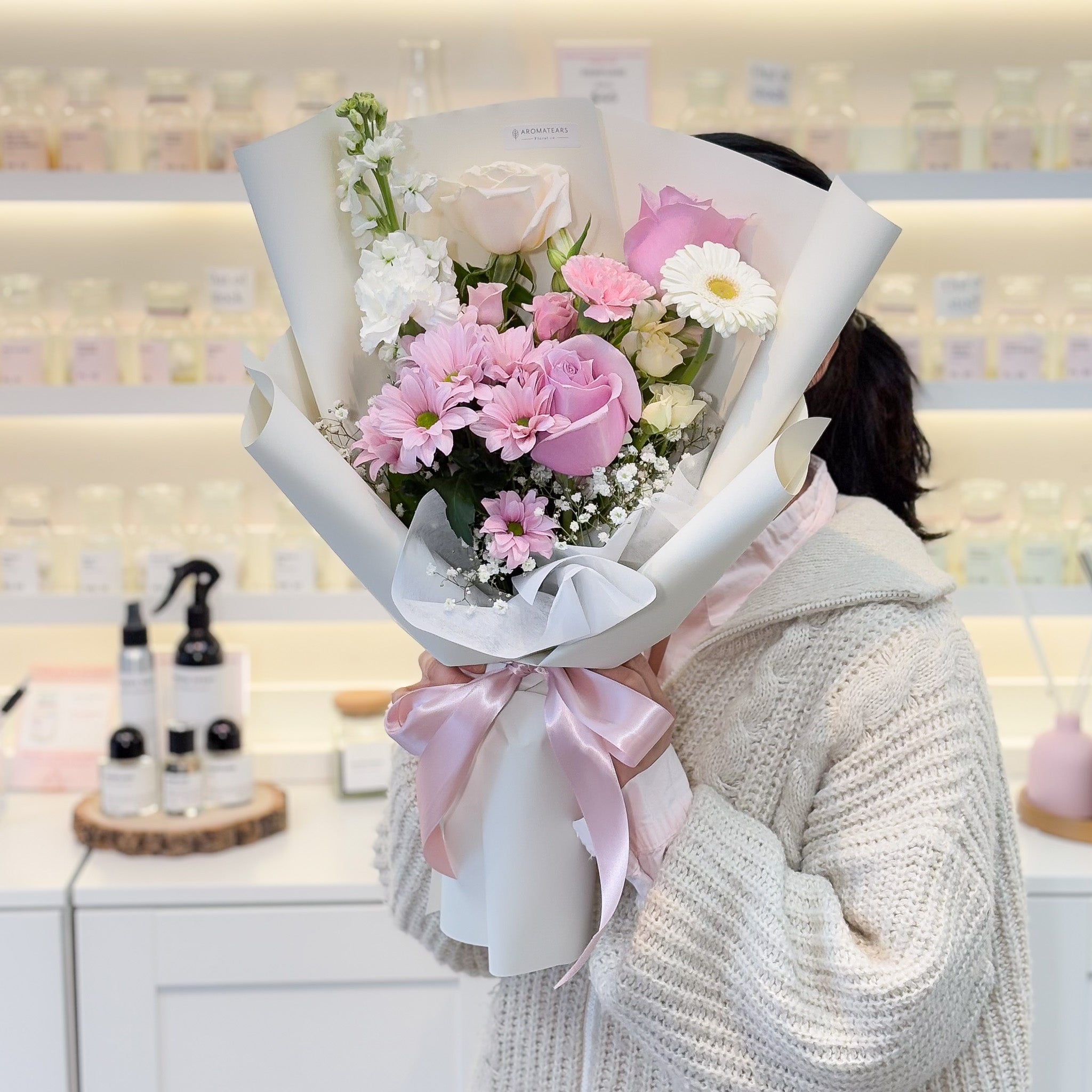 Pastel - Designer's Choice Fresh Bouquet - Aromatears flower Designer Choice