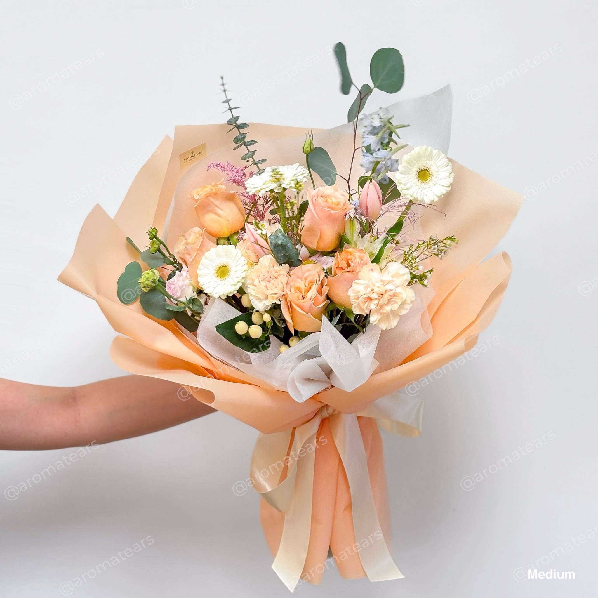 Peach Mixed - Designer's Choice Fresh Bouquet