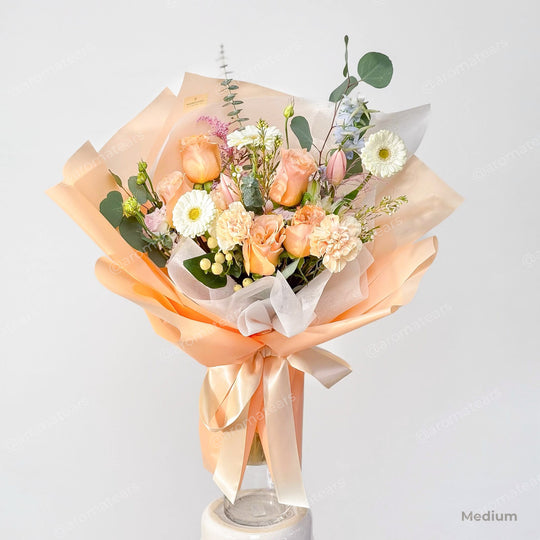 Peach Mixed - Designer's Choice Fresh Bouquet