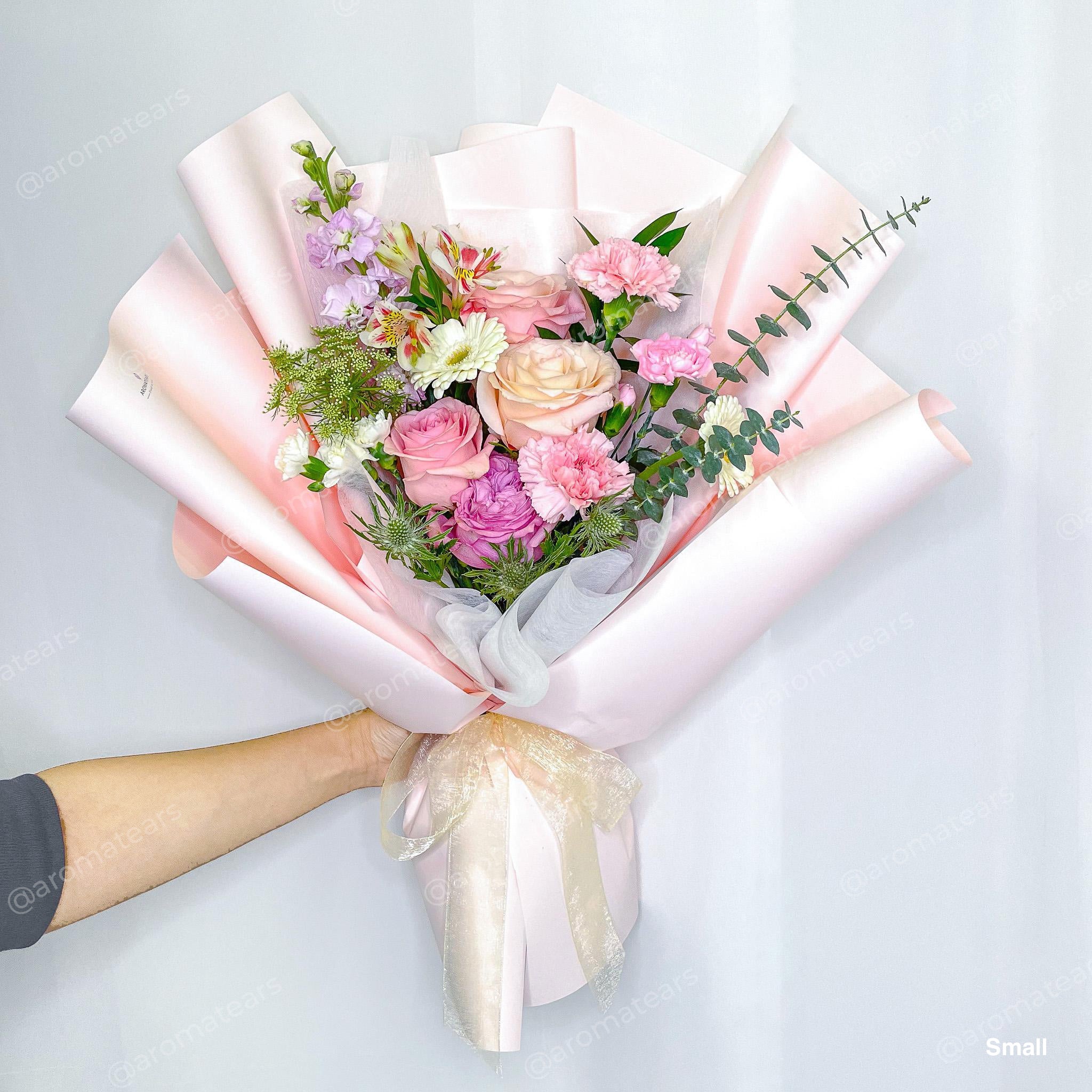 Peach Pink - Designer's Choice Fresh Bouquet