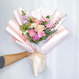 Peach Pink - Designer's Choice Fresh Bouquet - Aromatears flower Fresh Mixed