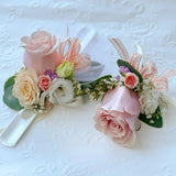 Pink - Fresh Flower Prom Set - Aromatears flower Custom