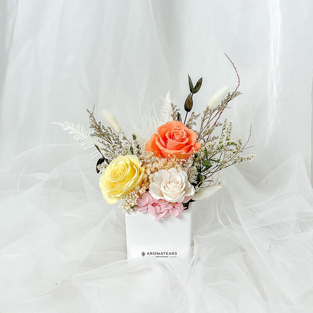 Preserved Flowers Centrepiece - Aromatears flower Preserved Roses