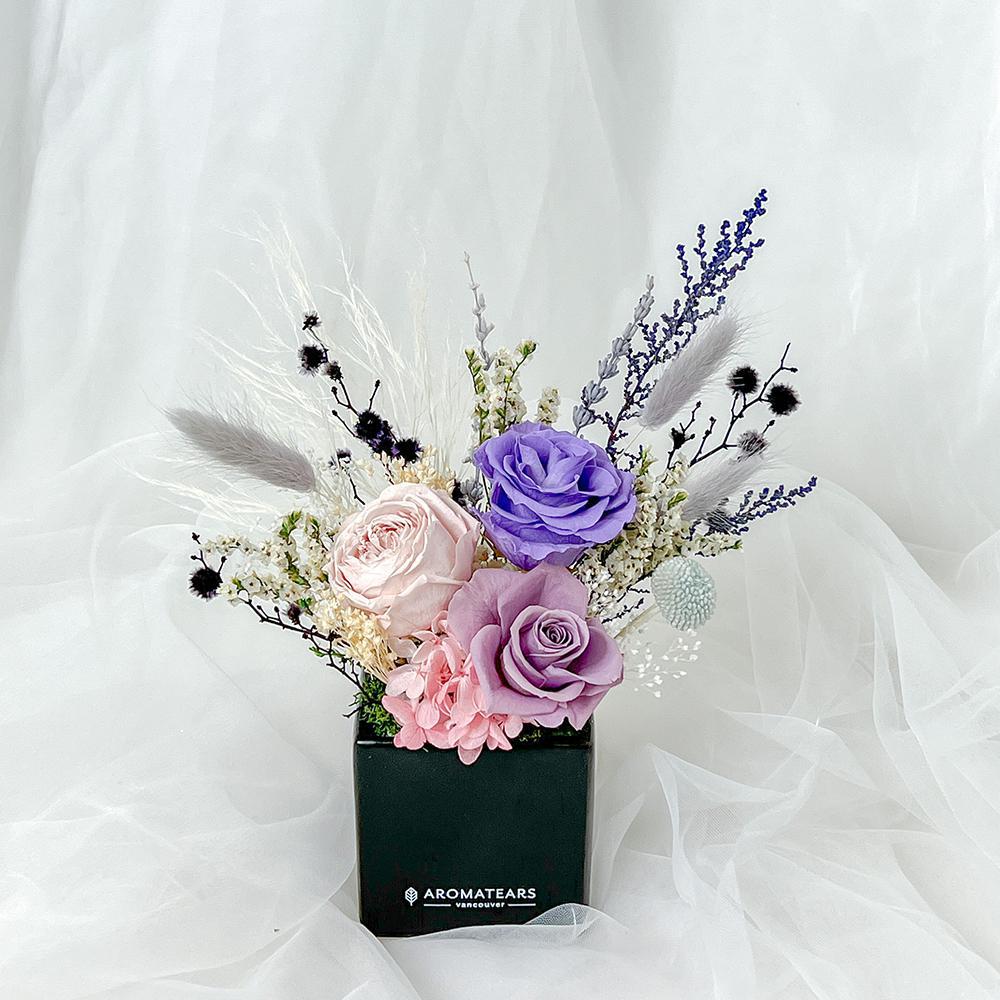 Preserved Flowers Centrepiece - Aromatears flower Preserved Roses