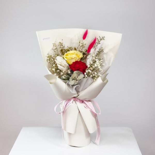 Preserved Rose and Carnation Bouquet - Limited Edition - Aromatears flowerAssorted