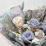 (Limited) Blue Gray - Graduation Special Preserved Flower Bouquet