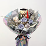 (Limited) Blue Gray - Graduation Special Preserved Flower Bouquet