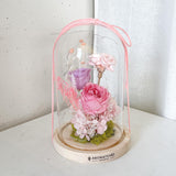 Preserved Roses Flowers Light Dome - Aromatears flower Preserved Roses