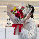 Red Mixed - Designer's Choice Fresh Bouquet - Aromatears flower Designer Choice