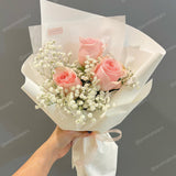 Romantic 3 Fresh Rose Bouquet