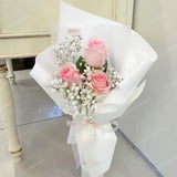 Romantic 3 Fresh Rose Bouquet