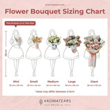 Romantic 3 Fresh Rose Bouquet - Aromatears flower Rose