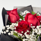 Romantic 3 Fresh Rose Bouquet - Aromatears flower Rose