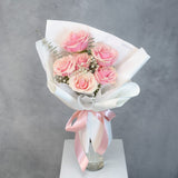 Romantic 6 Fresh Roses Bouquet - Aromatears flower Fresh Roses