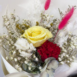 Preserved Rose and Carnation Bouquet - Limited Edition