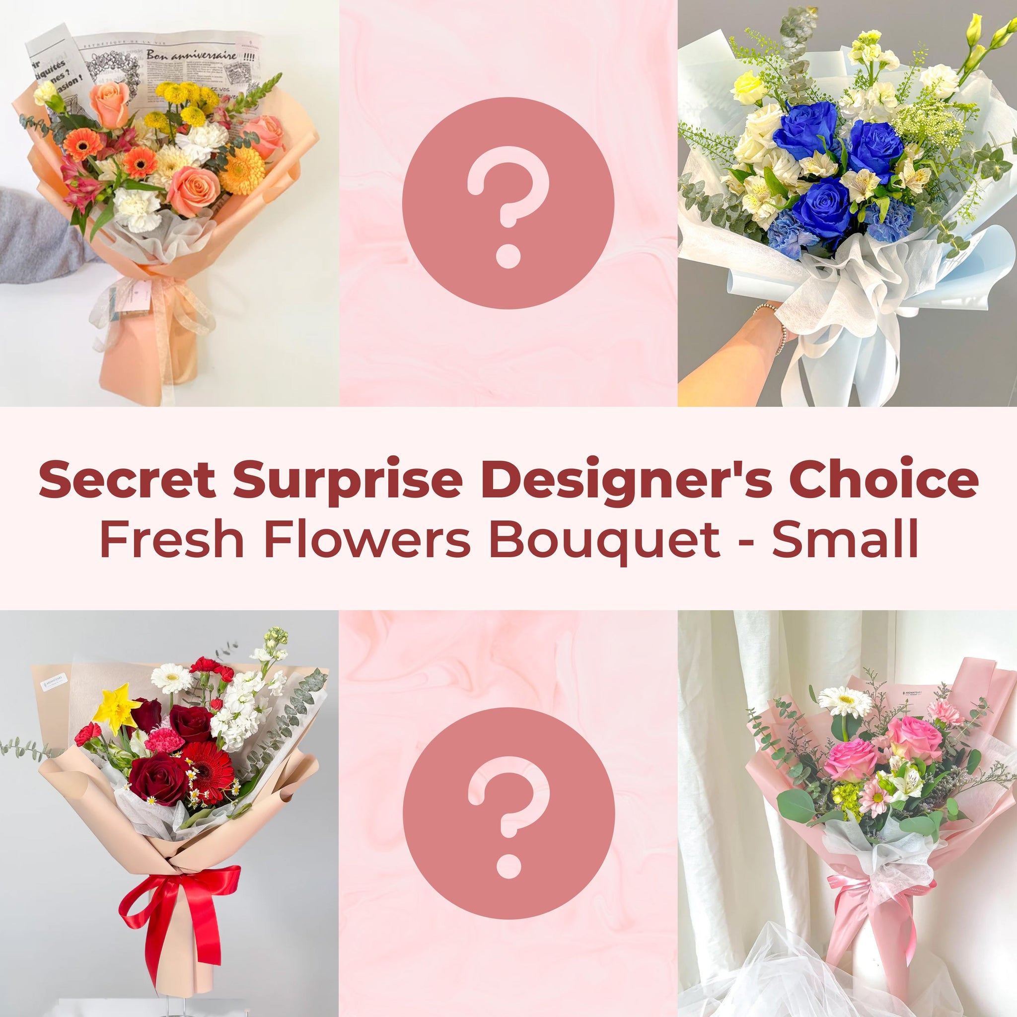 Secret Surprise Designer's Choice Fresh Bouquet - Small - Aromatears flower Designer Choice