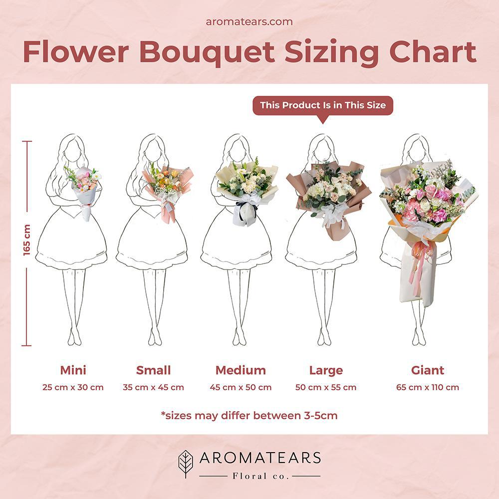 Secret Surprise Fresh Flower Bouquet - Large - Aromatears flower Designer Choice