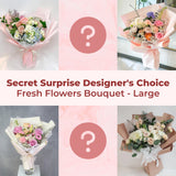 Secret Surprise Fresh Flower Bouquet - Large - Aromatears flower Designer Choice