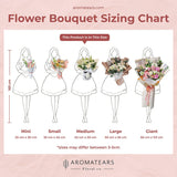 Secret Surprise Romantic 12 Roses Fresh Flower Bouquet - Aromatears flower Designer Choice