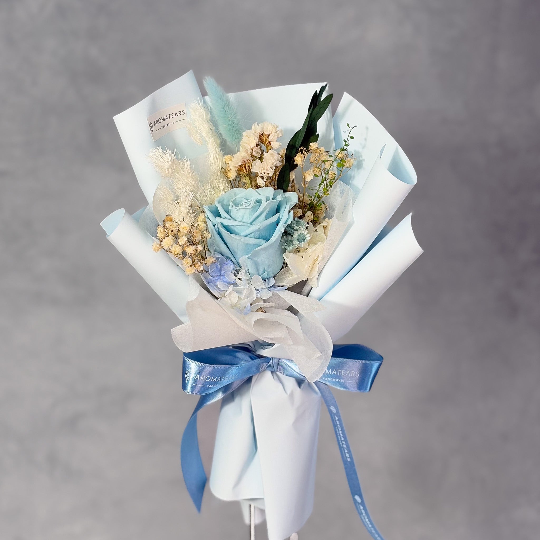 Single Rose Preserved Bouquet - Aromatears flower Preserved Roses