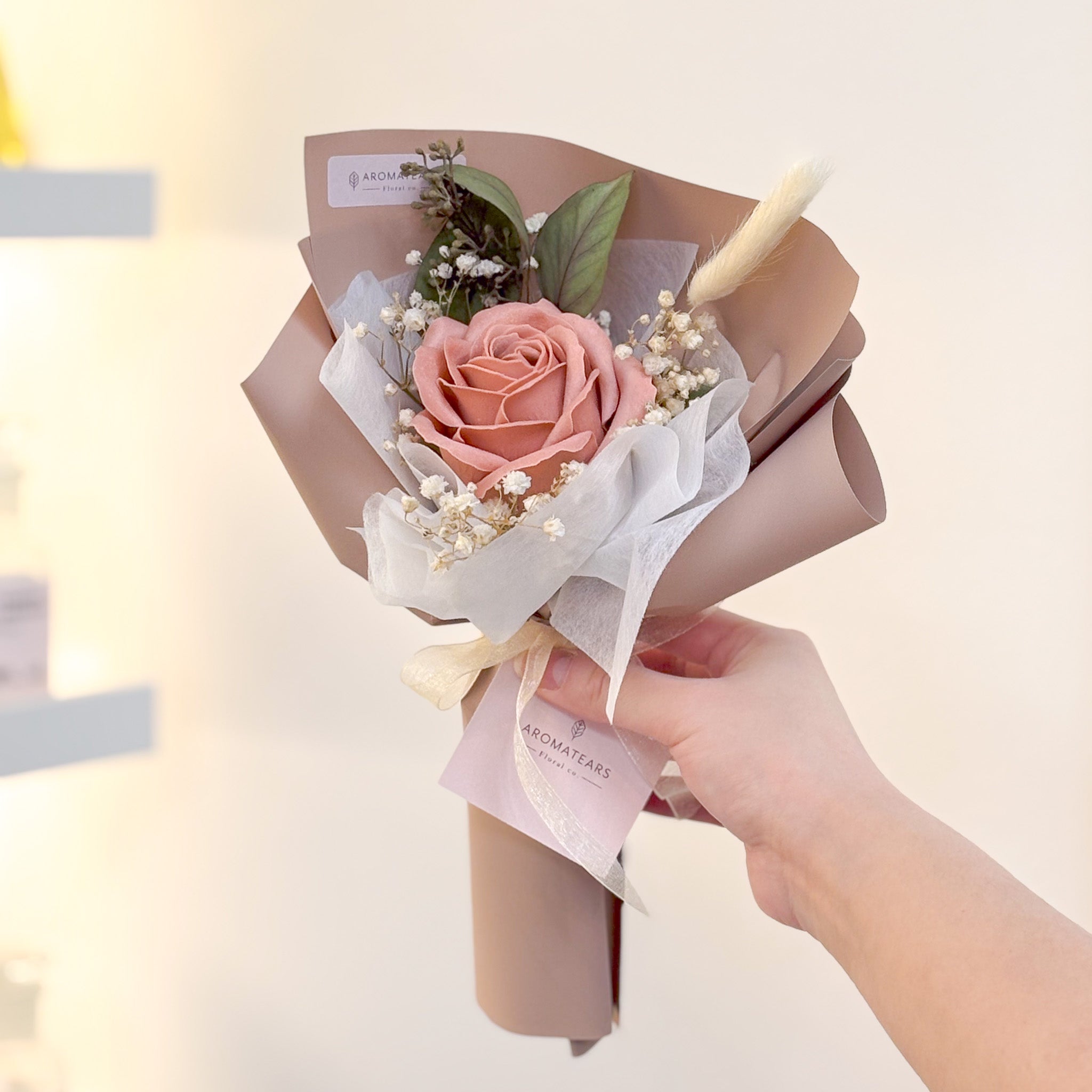 Single Soap Flower Bouquet - Aromatears flower Single