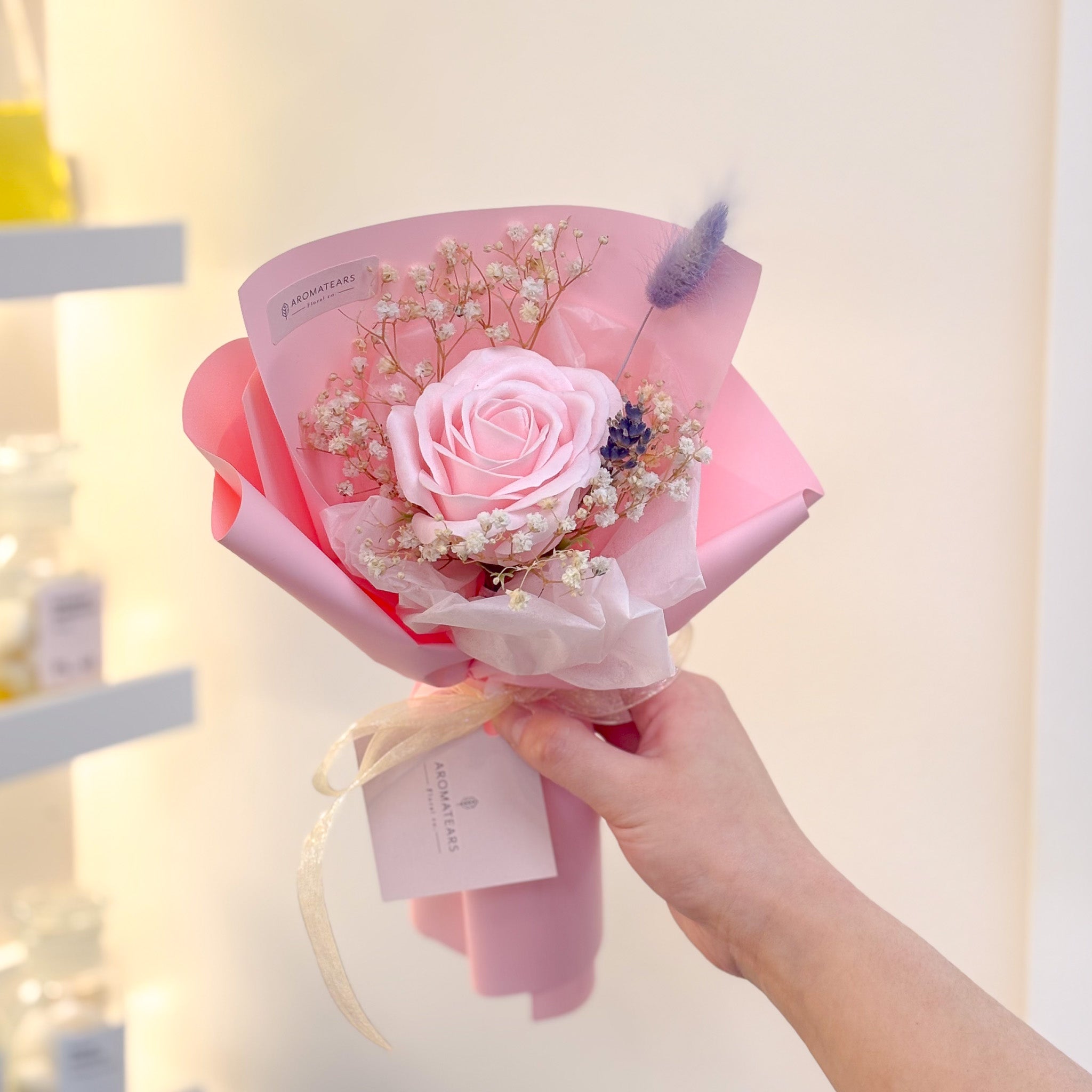 Single Soap Flower Bouquet - Aromatears flower Single