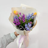 Tulip & Hyacinth - Designer's Choice Fresh Flower Bouquet - Aromatears flower Designer Choice
