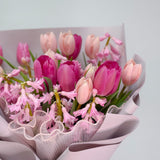 Tulip & Hyacinth - Designer's Choice Fresh Flower Bouquet - Aromatears flower Designer Choice