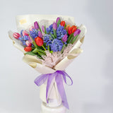 Tulip & Hyacinth - Designer's Choice Fresh Flower Bouquet - Aromatears flower Designer Choice