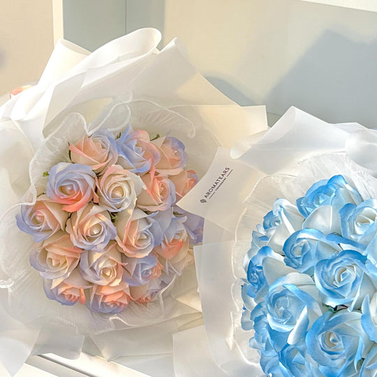 Unique Collection Round Soap Bouquet