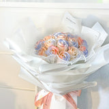 Unique Collection Round Soap Bouquet - Aromatears flower Soap Roses