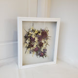 Preserved Fresh Flower Wedding Bouquet in Frame